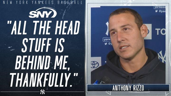 Anthony Rizzo on last season's head injury, new Yankees teammate Juan Soto, and winning in New York