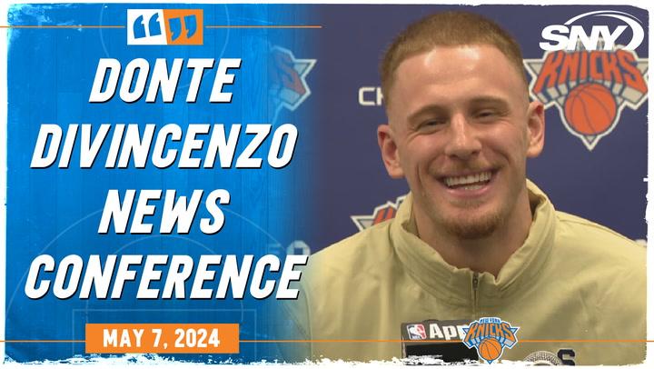 Donte DiVincenzo on teasing Jalen Brunson about his playoff accomplishments