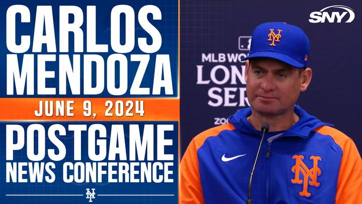 Carlos Mendoza on Mets' bounce back win against Phillies in London