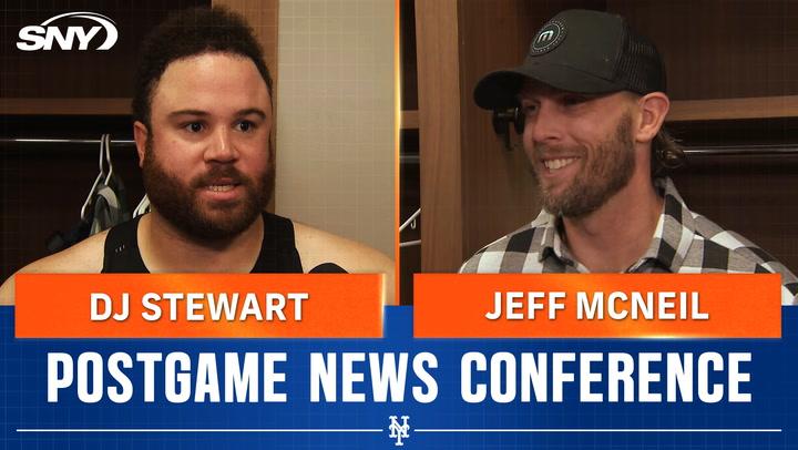 Jeff McNeil and DJ Stewart on adjustments leading to Mets offensive improvements