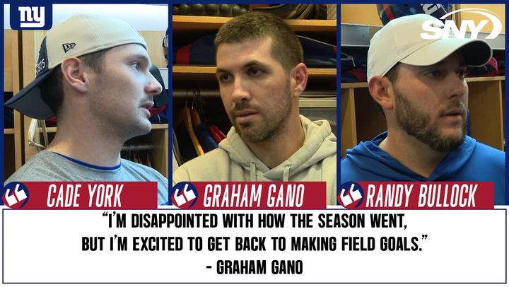 Graham Gano, Randy Bullock, and Cade York discuss the Giants' kicking situation