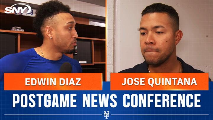 Edwin Diaz says he feels 'really good' despite struggles, Jose Quintana talks Mets win over Phillies