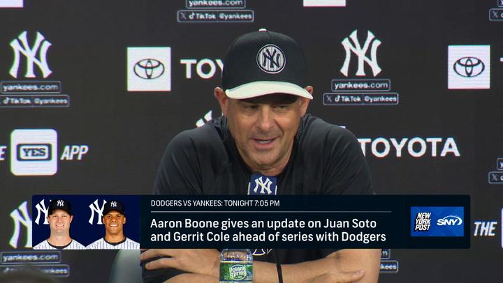 Aaron Boone says Juan Soto’s imaging reveals inflammation only