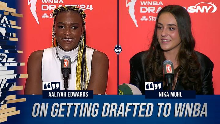 Aaliyah Edwards and Nika Muhl on how UConn and Geno Auriemma prepared them for WNBA