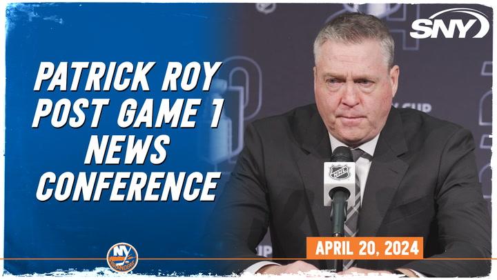 Patrick Roy reflects on Islanders' Game 1 loss against the Hurricanes