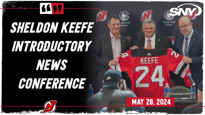 Sheldon Keefe on 'fresh start', expectations as Devils head coach