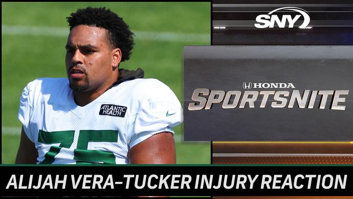 Reacting to Alijah Vera-Tucker's season-ending Achilles injury | SportsNite