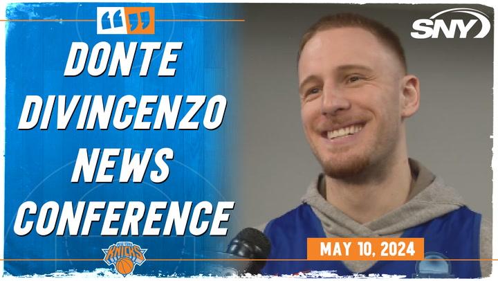 Donte DiVincenzo on absence of OG Anunoby for Game 3 and Knicks dealing with injuries