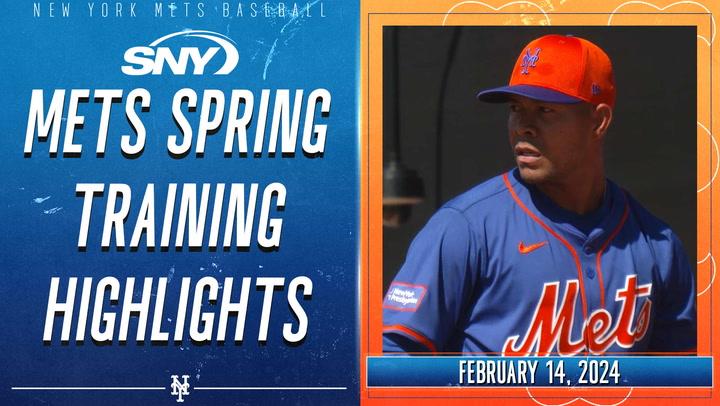 Kodai Senga, Jose Quintana, Francisco Alvarez and more take the field for Mets Spring Training in Port St. Lucie