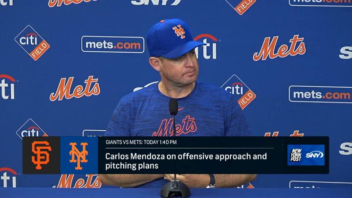 Carlos Mendoza talks about the Mets approach and what has to change to right the ship