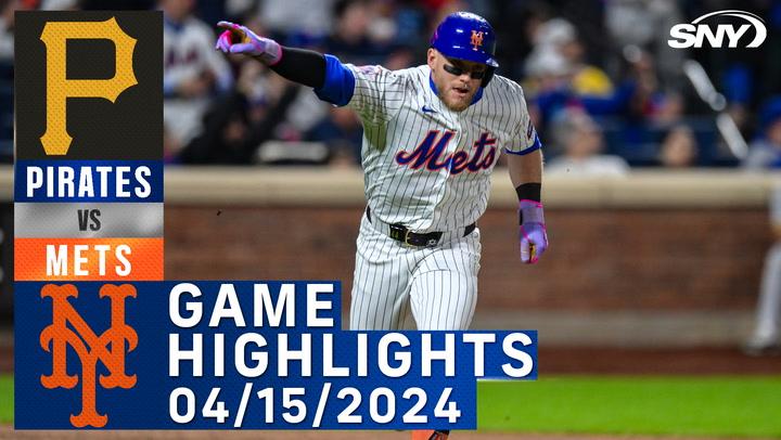 Mets vs Pirates (4/15/2024) | NY Mets Highlights