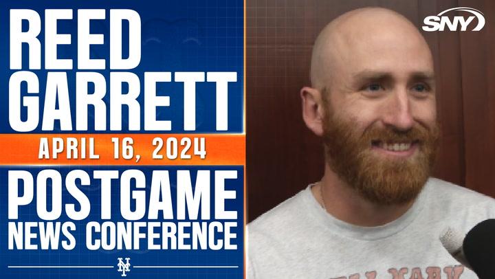 Reed Garrett calls outing vs Pirates 'a blast' after striking out six in two innings for the Mets
