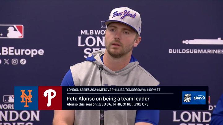 Pete Alonso and Sean Manaea talk Mets from London