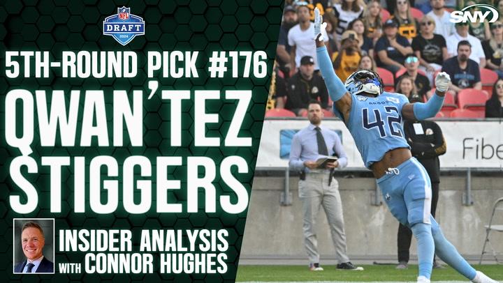 Connor Hughes with the incredible journey of Jets draft pick Qwan'tez Stiggers