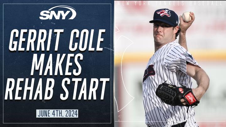 Gerrit Cole recaps successful first rehab start as he works his way back to the Yankees rotation