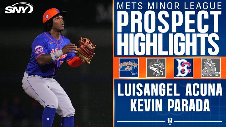 Mets prospects Luisangel Acuna and Kevin Parada get it done on both sides of the ball