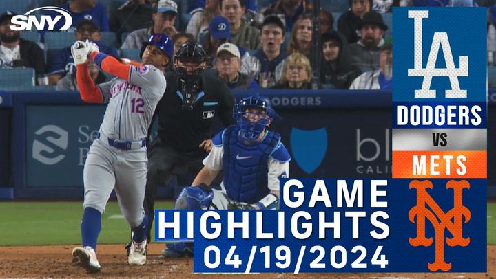 Mets vs Dodgers (4/19/2024) | NY Mets Highlights