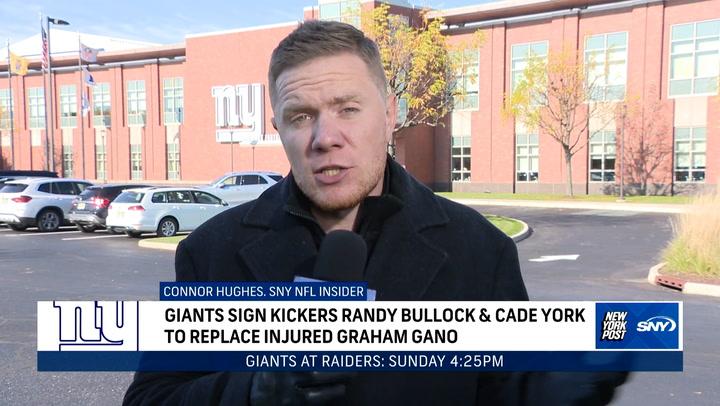 NFL Insider breaks down Giants signing Randy Bullock and Cade York