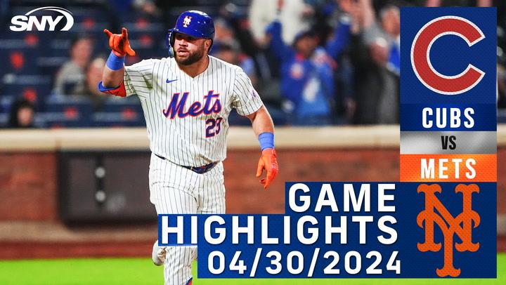 Mets vs Cubs (4/30/2024) | NY Mets Highlights