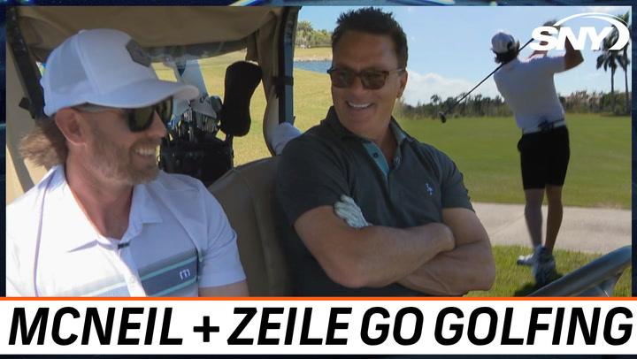 Todd Zeile and Jeff McNeil bring Mets past and present to the golf course