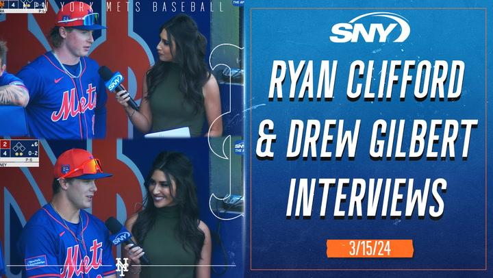 Top Mets offensive prospects Drew Gilbert and Ryan Clifford talk Spring Breakout game experience