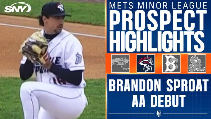 Mets prospect Brandon Sproat strikes out six in Double-A debut