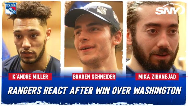 Rangers react to 5-1 victory over the Capitals, big milestone reached