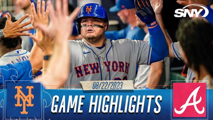 Daniel Vogelbach crushes two-run homer but Mets fall to Braves 3-2 | Mets Highlights
