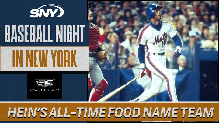 Darryl Strawberry headlines Jon Hein's all-time food name team | Baseball Night in NY