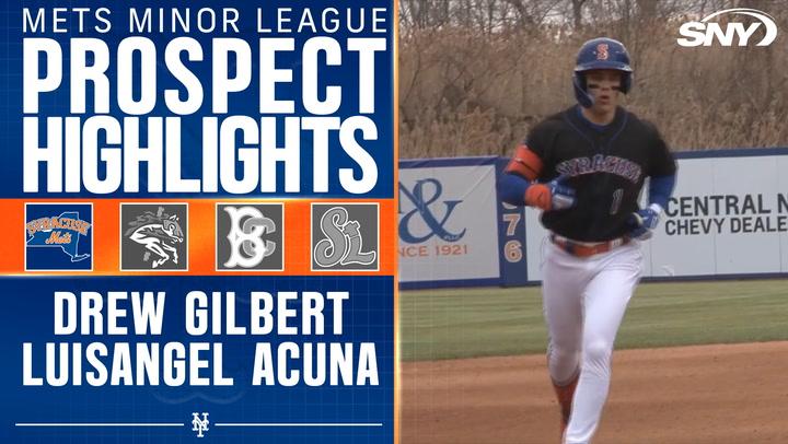 Drew Gilbert and Luisangel Acuña go for back-to-back homers in Syracuse Mets opener