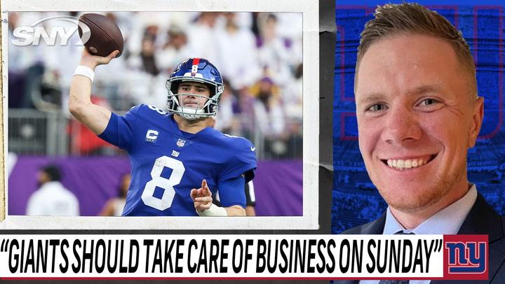NFL Insider says Adoree Jackson and Xavier McKinney remain out but Giants should still 'take care of business' on Sunday | Connor Hughes