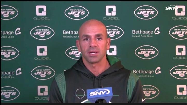 Robert Saleh on Zach Wilson's growth, Brandin Echols' autograph from Tom Brady | Jets News Conference