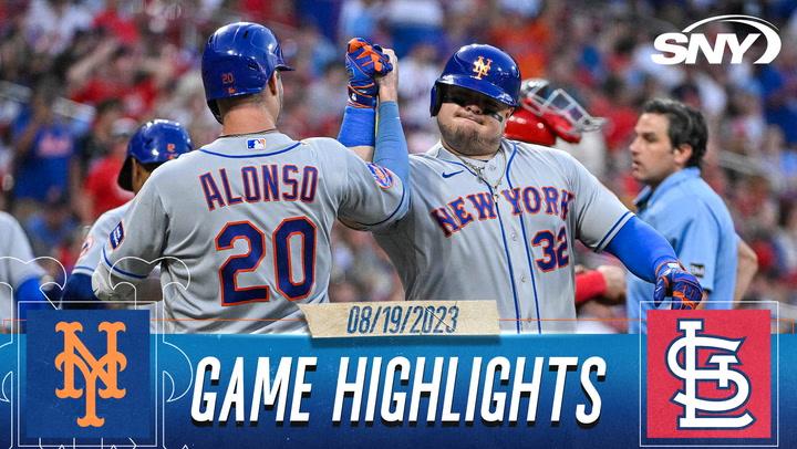 Pete Alonso and DJ Stewart HRs, Daniel Vogelbach grand slam power Mets past the Cardinals | Mets Highlights