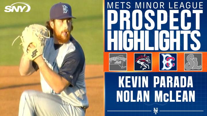 Mets prospects Kevin Parada, Nolan McLean impress at the plate and on the hill