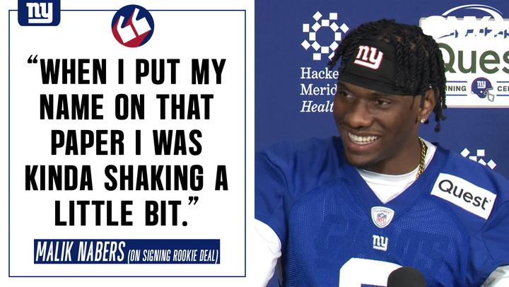 Malik Nabers on signing rookie deal with Giants, buying mom a house, betting controversy with Jayden Daniels