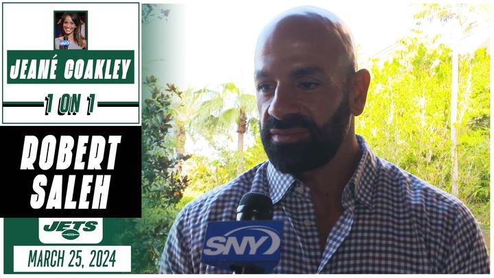 Jets head coach Robert Saleh talks free agency and learning from last season