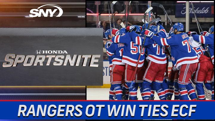 Reaction to Rangers OT win in Game 2 to tie Eastern Conference Final