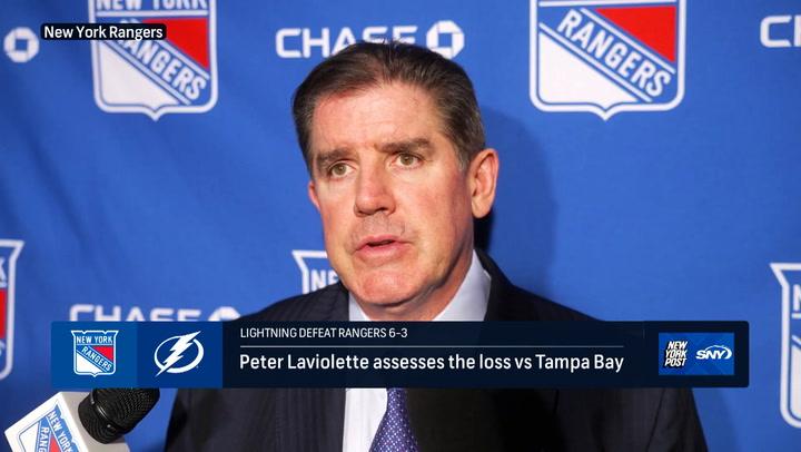 Rangers break down their 6-3 loss to Lightning