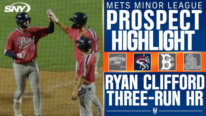 Mets prospect Ryan Clifford crushes three-run HR for Binghamton