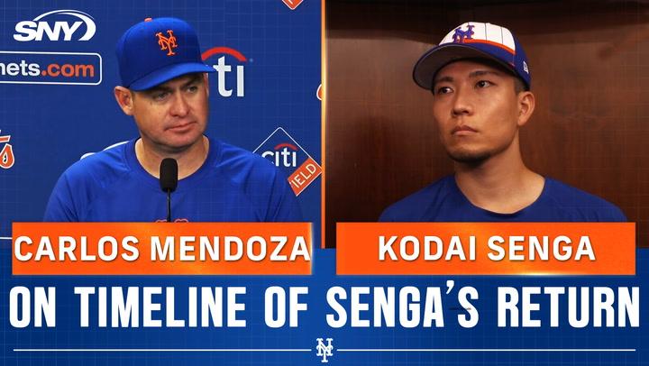 Carlos Mendoza and Kodai Senga on 'frustrations' of not having timeline for Senga's return to Mets
