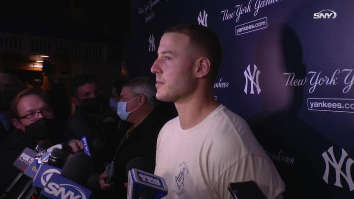 Anthony Rizzo discusses the future of the Yankees franchise after being swept by the Astros  | Yankees Post Game