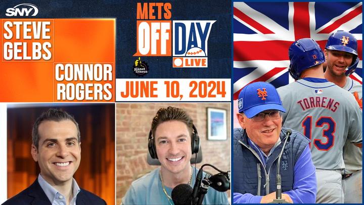 Mets trip to London, pitching length, and second base situation with Steve Gelbs and Connor Rogers | Mets Off Day Live