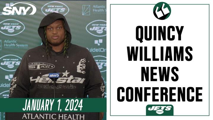 Quincy Williams on ending Jets' 15-game losing streak to Patriots