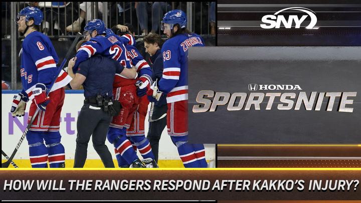 Vince Mercogliano and Chelsea Sherrod discuss Rangers loss to Sabres, Kakko's injury | SportsNite