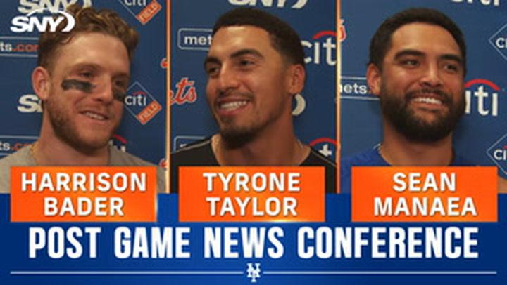 Tyrone Taylor on clutch hitting, Sean Manaea on clutch pitching in Mets win