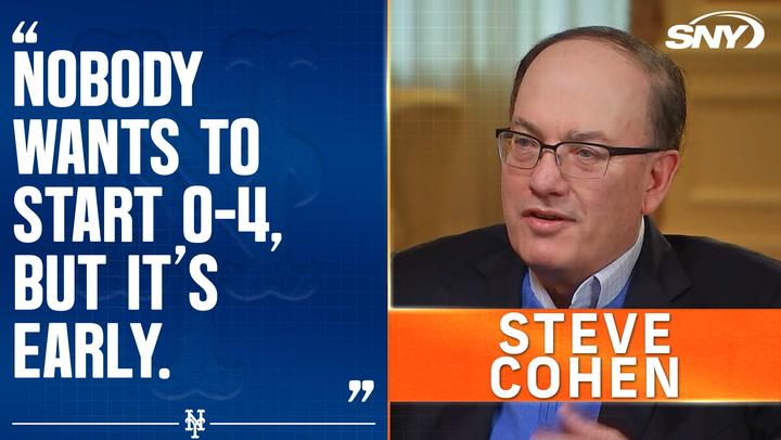 Mets owner Steve Cohen reacts to team’s slow start in 2024