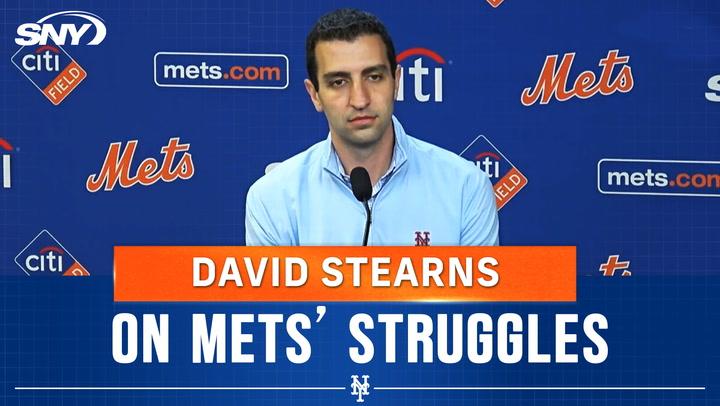 David Stearns says Mets 'haven't played like a playoff team,' gives update on Jett Williams injury