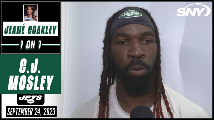 LB C.J. Mosley: 'Obviously we fell short but we can learn a lot from this game' | Jets Post Game