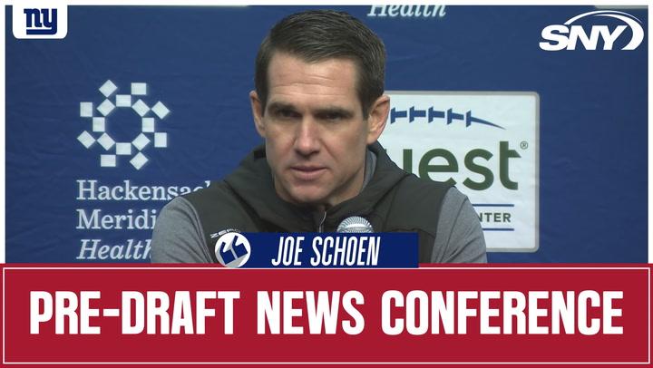 Giants GM Joe Schoen discusses NFL Draft plan, thoughts on Daniel Jones and potentially drafting a new QB