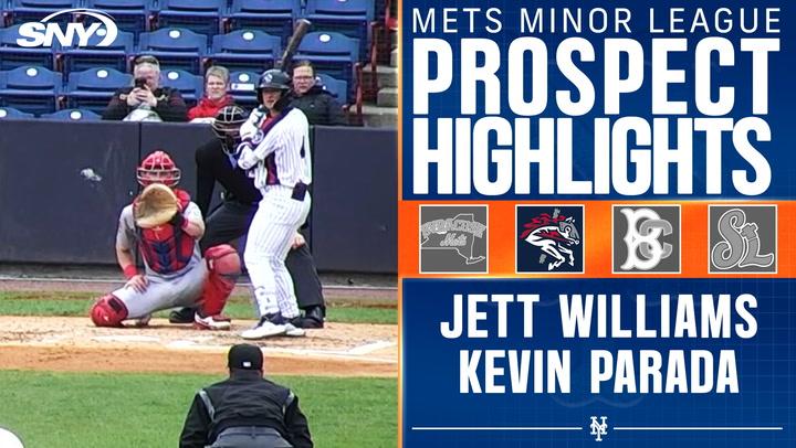 Jett Williams and Kevin Parada collect RBI for Mets' Double-A club